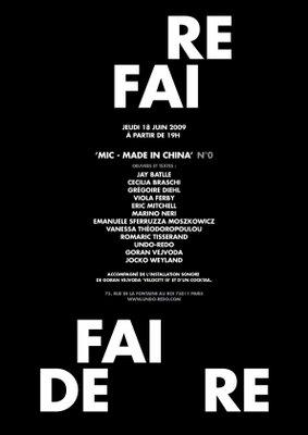 Faire/refaire/défaire