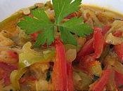 Curry crevettes poivrons l'indienne