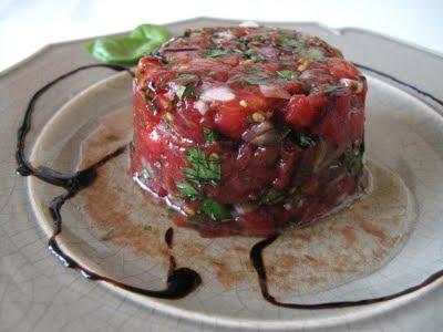 Le tartare de tomates