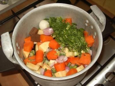 Une bonne soupe de legumes ou chorba aux vermicelles