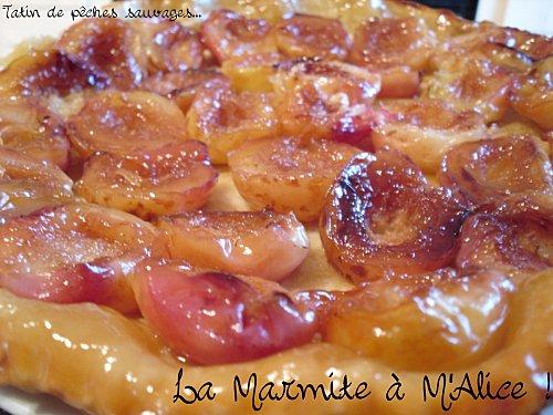 Tatin aux pêches sauvages