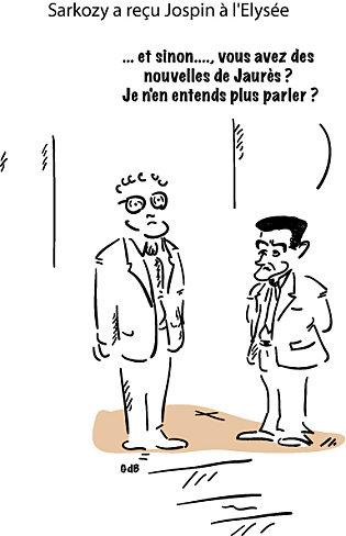 Sarkozy a reçu Jospin à l'Elysée