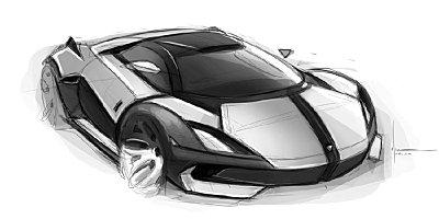 Lamborghini Concept by Mike Churchill