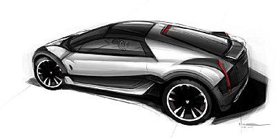 Lamborghini Concept by Mike Churchill