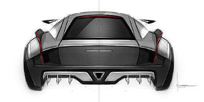 Lamborghini Concept by Mike Churchill