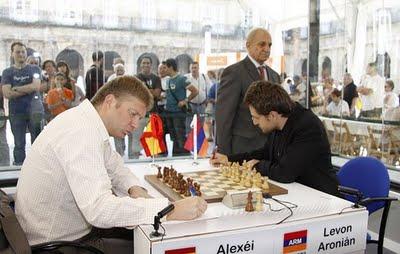 Levon Aronian face à Shirov