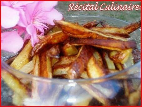 Frites maison au four