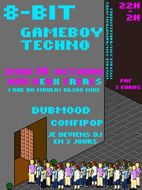 Gameboy Techno Party 8 bit