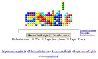 Google fête le 25ème anniversaire de Tetris :