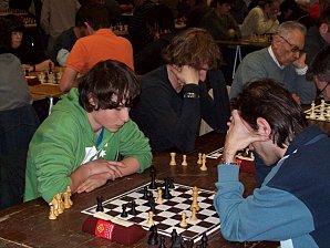 Le groupe compétition de l'Ecole de jeu d'échecs
