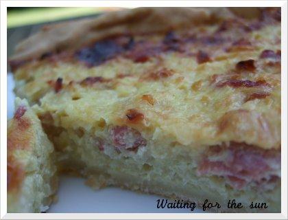 ≈ QUICHE OIGNONS BACON ET COMTÉ ≈