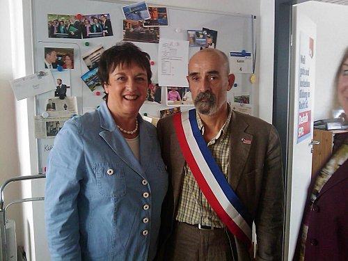 avec B. Zypreis, Ministre Fédérale de la Justice