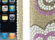 Etui iPhone faux diamants