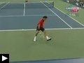 Tennis: Roger Federer réussi un coup magnifique à l'US Open 2009-video