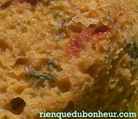 Muffins aux rougets, crevettes roses, aux deux tomates et à l'estragon... Ou quand la mer rencontre le soleil!