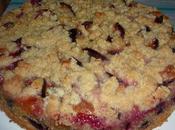 gateau streusel prunes