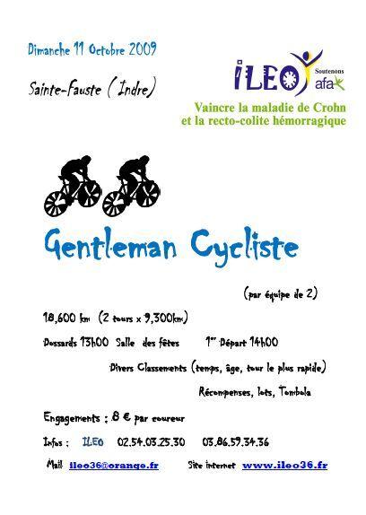 Gentleman Cycliste (Par éq. de 2) SAINTE-FAUSTE (Indre) le 11/10/2009