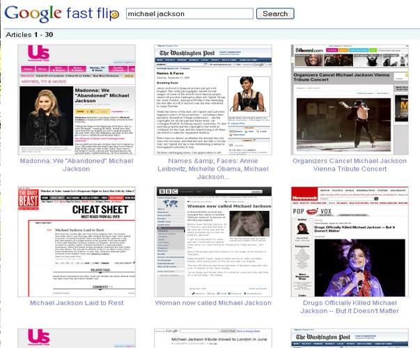 Fastflip : la presse écrite en ligne par google !!!
