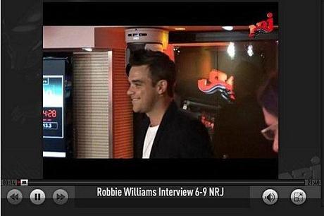 Robbie Williams au 6-9 d’NRJ - Vidéo