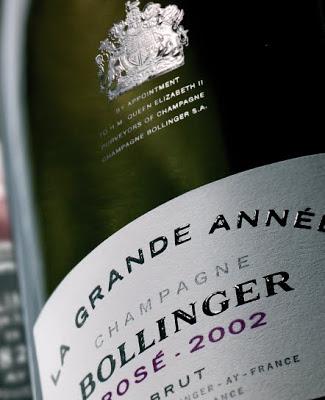Bollinger : la grande année rosé 2002