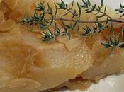 Tarte tatin poires thym frais