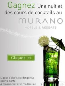 Gagnez des cours de cocktails au Murano avec Goosto.fr