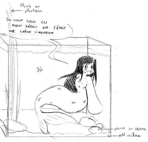 Sirène d'aquarium