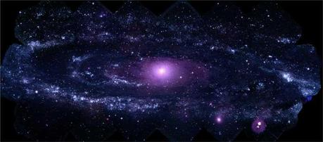 La galaxie d'Andromède en Ultraviolet