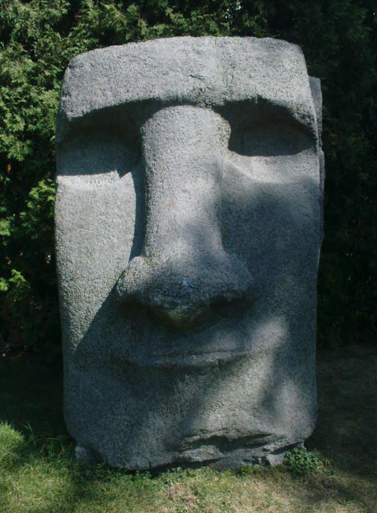 Tête de Moaï - Parc Jean Drapeau