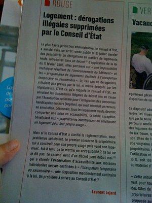 Le dernier FAIRE FACE de l'APF.