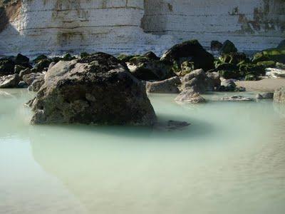 Varengeville sur mer: des paysages lunaires en Normandie