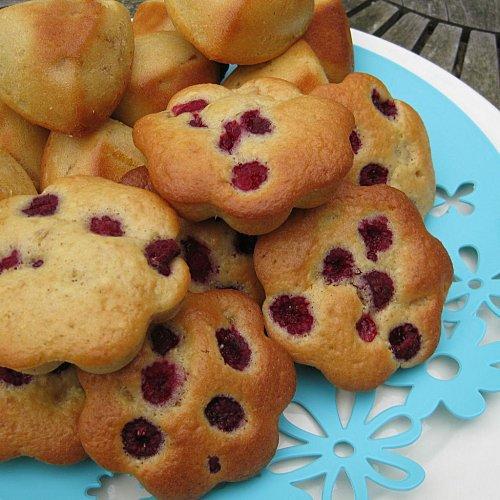 Petits gâteaux fondants aux pêches caramélisées et poudre défendue...