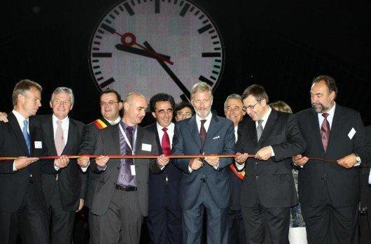 Une gare, une oeuvre d'art contemporain