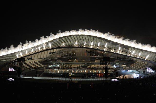 Une gare, une oeuvre d'art contemporain