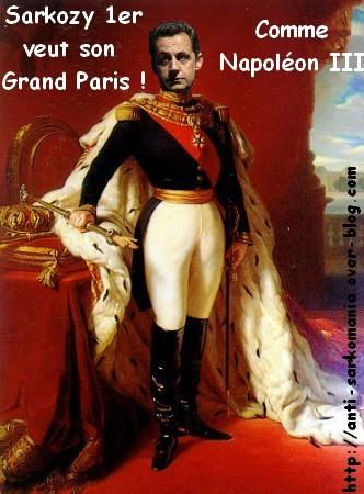 Sarkozy 1er comme Napoléon III veut son Grand Paris