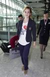 Emma Watson à l'aéroport de Heathrow (Londres) le 20 septembre 2009 Emma Watson à l'aéroport de Heathrow (Londres) le 20 septembre 2009