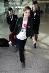 Emma Watson à l'aéroport de Heathrow (Londres) le 20 septembre 2009 Emma Watson à l'aéroport de Heathrow (Londres) le 20 septembre 2009