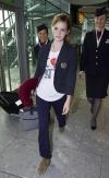Emma Watson à l'aéroport de Heathrow (Londres) le 20 septembre 2009 Emma Watson à l'aéroport de Heathrow (Londres) le 20 septembre 2009