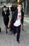 Emma Watson à l'aéroport de Heathrow (Londres) le 20 septembre 2009 Emma Watson à l'aéroport de Heathrow (Londres) le 20 septembre 2009