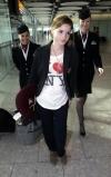 Emma Watson à l'aéroport de Heathrow (Londres) le 20 septembre 2009 Emma Watson à l'aéroport de Heathrow (Londres) le 20 septembre 2009
