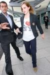 Emma Watson à l'aéroport de Heathrow (Londres) le 20 septembre 2009 Emma Watson à l'aéroport de Heathrow (Londres) le 20 septembre 2009