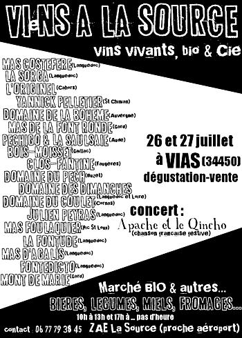 affiche salon vin nature sorga