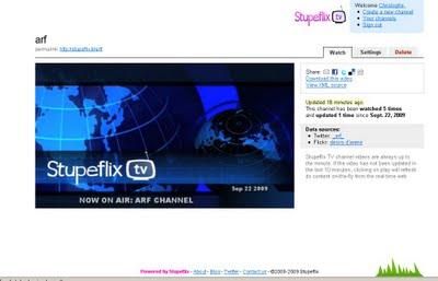 Superfix.tv : une video de tweets et de photos flickr
