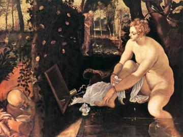 Susan et les vieillards - Le Tintoret, 1555