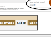 BuroRH langue site versus backoffice