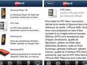 ZDnet.fr désormais iPhone