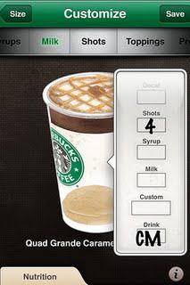 Starbucks card on iPhone : mobile payment + 2D trial