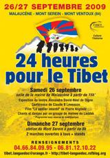24 heures pour le Tibet 26-27 septembre 2009