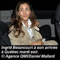 Entrevue de Ingrid Betancourt CE SOIR