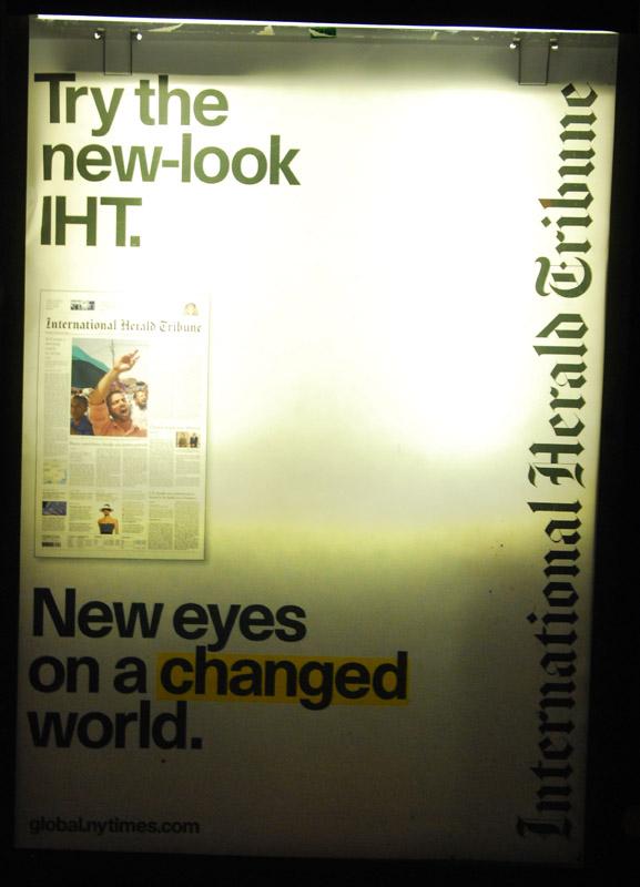 Herald Tribune - New eyes on a change world
